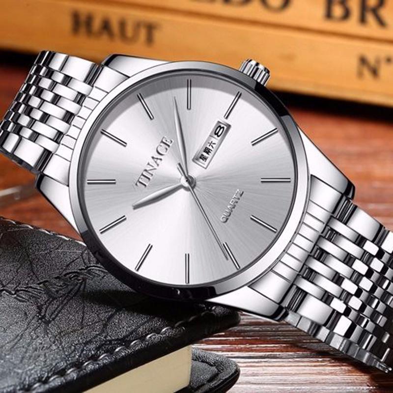 Automatic Machinery Men's Watches Top Brand Luxury Business Clock All Steel Waterproof Watch