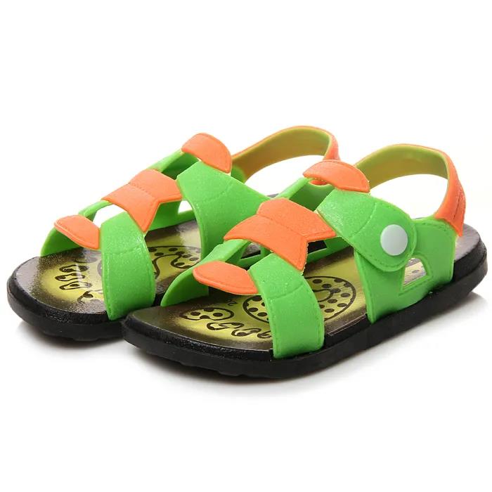 Children's Summer Shoes Non Slip Flat Colorful Casual Sandals Little Boys' Soft Sole Light Outdoor Beach Sandals