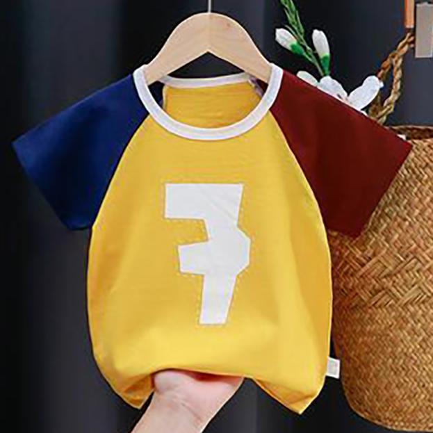 Summer Kids Cute Printing T Shirts Short Sleeve Tops Korean Style O-neck Loose T Shirts For Children Girls and Boys