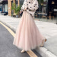 [3 Layers of Yarn + Inner Lining] Half-length Skirt Women's Net Gauze Skirt Large Skirt Mid-length Gauze Skirt Net Yarn Breathable Large Skirt