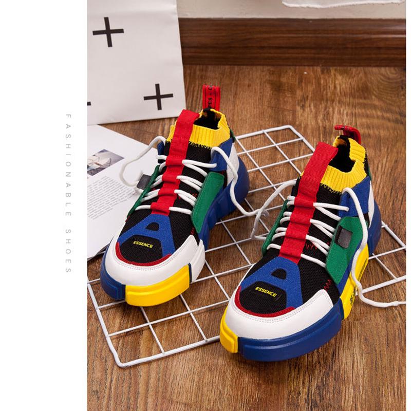 Women Sneakers Fashion Casual Vulcanized Shoes Woman Comfortable Breathable Mesh Flats Female Platform Vulcanized Shoes