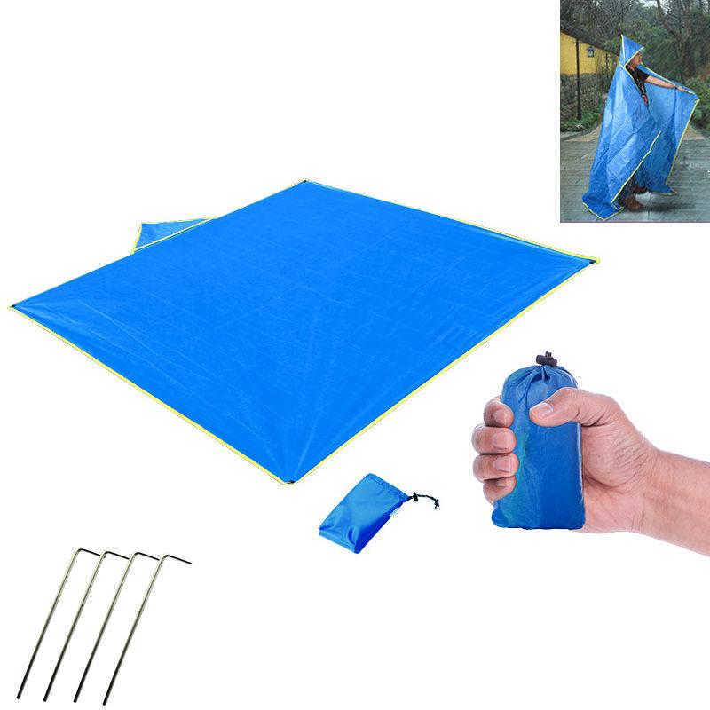 Outdoor Travel Camping Moisture-proof Mat Lawn Mat Mini Folding Waterproof Ground Cloth Portable Pocket Beach Picnic Mat