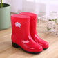 Rain boots Women's Waterproof Shoes Adult Fashion Middle Tube Non-slip Rain Boots Kitchen Car Wash Rubber Shoes