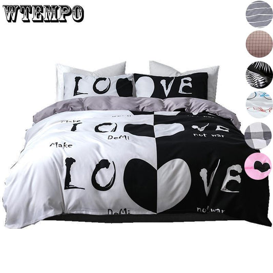 Bedding Set High Quality Butterfly Print Designed Duvet Covers Queen King Size Bedclothes