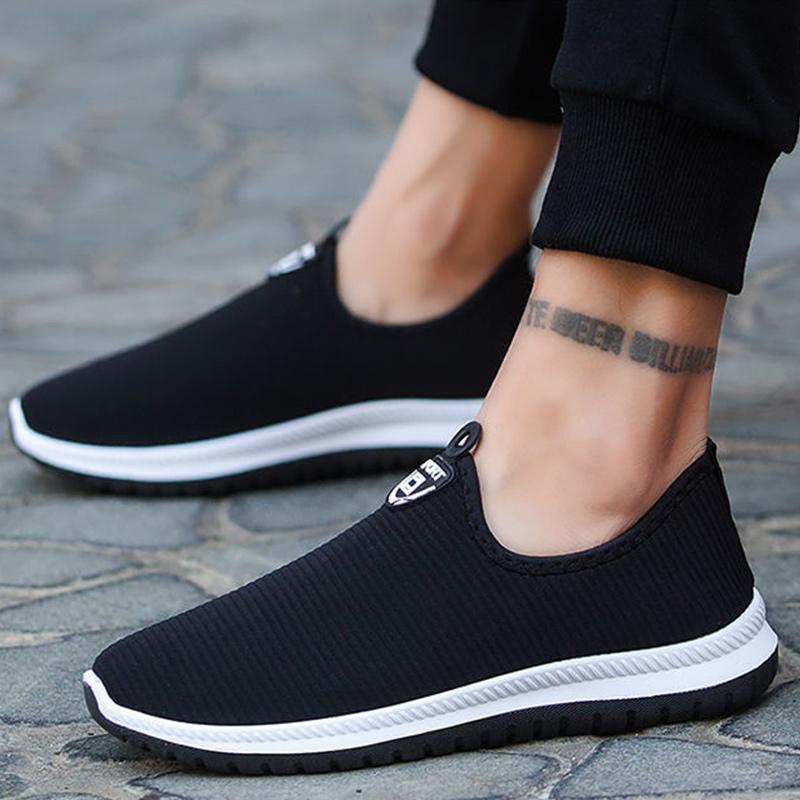 Spring and Summer Men's Casual Sports Shoes Men's and Women's Same Style One-step Cloth Shoes Non-slip Work Shoes Cloth Shoes