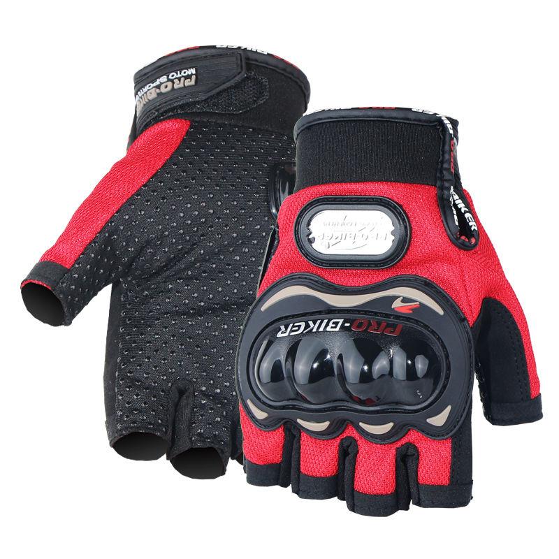 Outdoor Half-finger Gloves Bicycle Motorcycle Electric Vehicle Off-road Bike Men and Women Sports Protective Riding Gloves