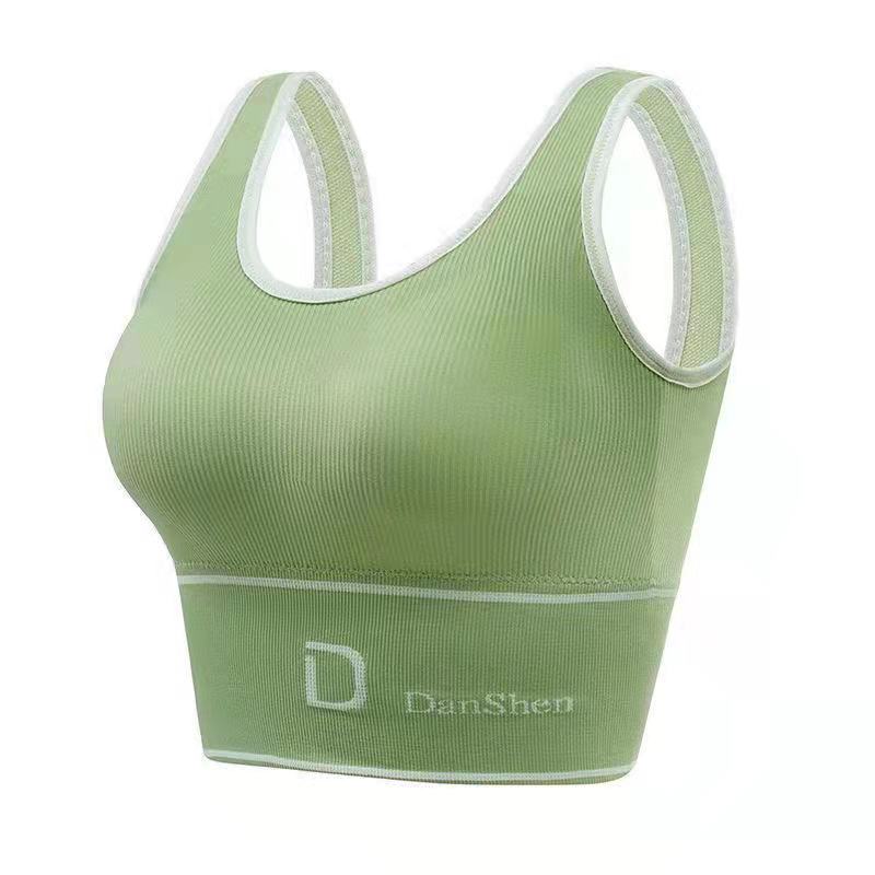 Women's Yoga Underwear Sports Vest Bottoming Tube Top Top with Chest Pad U-shaped Sling No Steel Ring Gather Bra Beautiful Bare Breasts Top Brands