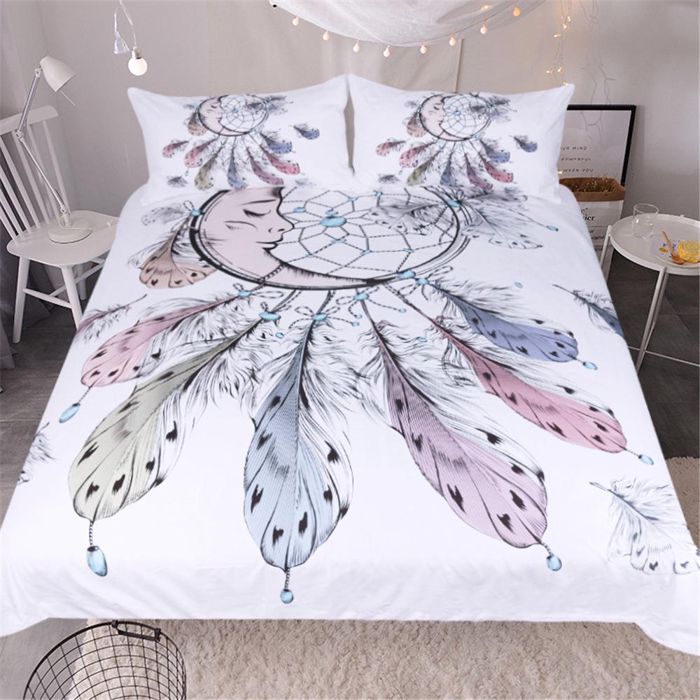 3pcs Dragon 3D Printed Children Bedding Set Duvet Covers Microfiber White Background  Pillowcases