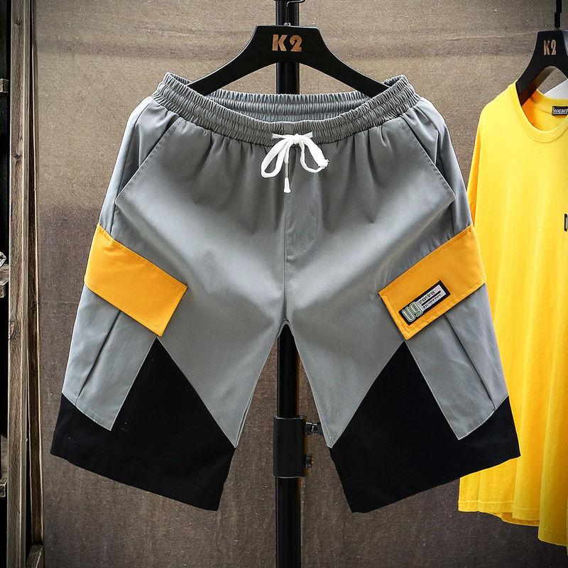 Casual Shorts Men's Loose Breathable Five-point Pants Youth Sports Pants Fashion Personality Beach Pants