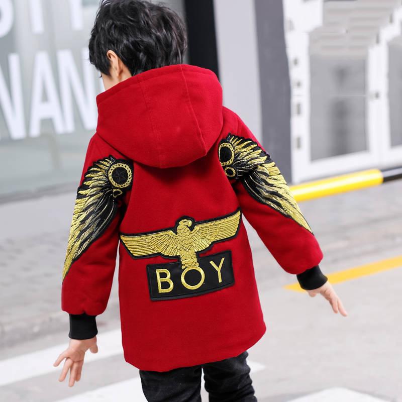 Children's Parka Winter Jackets Kids Clothing Boys Warm Down Cotton-padded Coat Thickening Outerwear