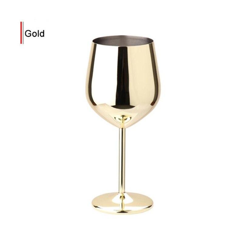 Personalized Wine Glasses Stainless Steel Metal Wineglass Bar Wine Glass Champagne Cocktail Drinking Cup Charms Party Supplies