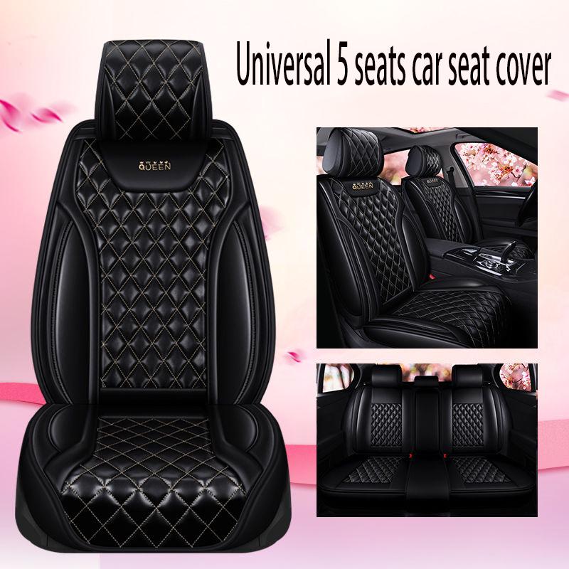 Car Seat Cover Universal 5 set Auto Seat Cushion Leather 5 seats Universal Car seat cover Waterproof