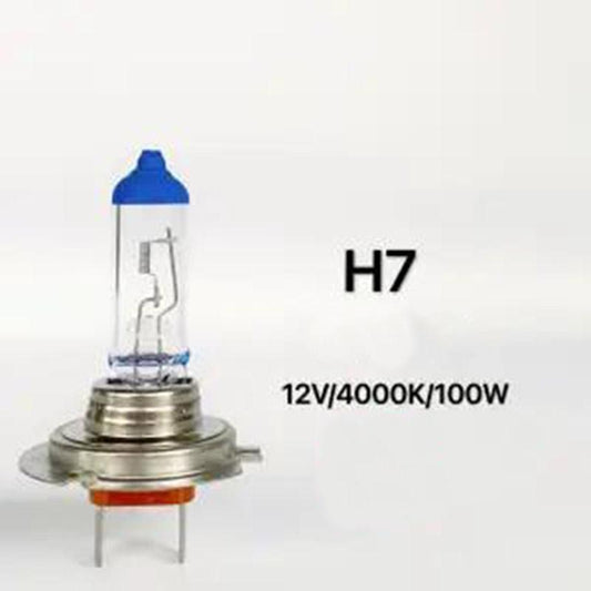 2pcs Xenon Halogen Car Bulb 12V100W H4 High Beam and Low Beam Integrated H3 H1 H7 Fog Lamp Car Headlight Super Bright Spotlight