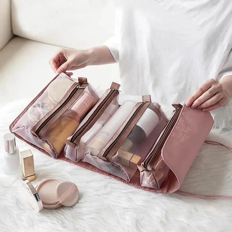 Make Up Organizer Felt Insert Bag for Handbag Travel Inner Purse Portable Cosmetic Bags Fit Various Bags