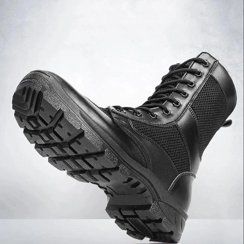 Summer Combat Training Boots Men's Work Boots Breathable Boots Martin Boots Men's High-top Combat Boots