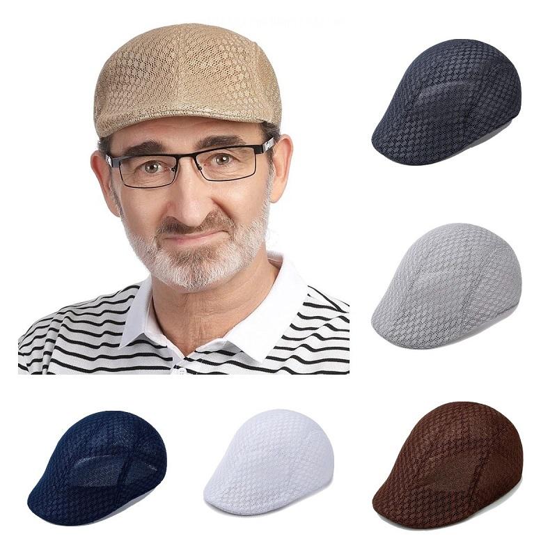 Spring Autumn Peaked Cap Men's Net Cap Summer Sun Protection Hat Women's Casual Painter Hat Outdoor Sun Hat Beret