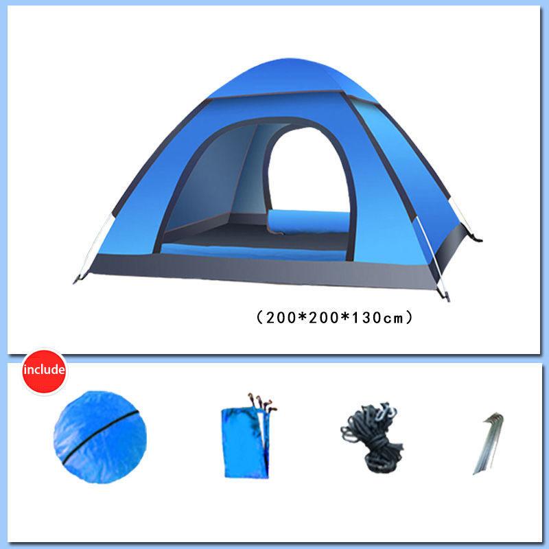 Tent Outdoor 3-4 People Beach Fishing Camping Family Outing Barbecue Simple Folding Tent