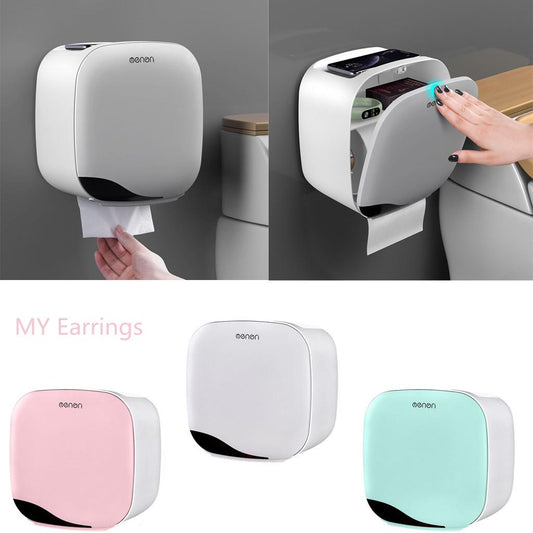 Waterproof Hanging Tissue Box Shelf Bathroom Multi-function Pumping Tissue Box