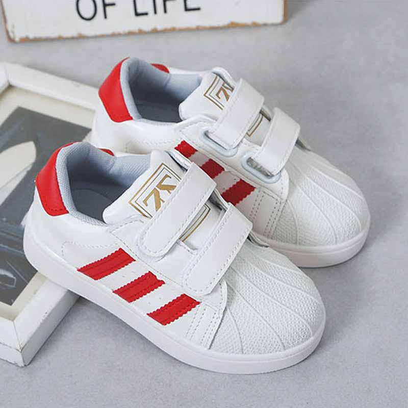 Size 21-36 Child Sneakers Sandals Kids Leather Breathable Wear-resistant Basketball Shoes Lightweight Running Shoes Comfortable Deodorant Skate Shoes