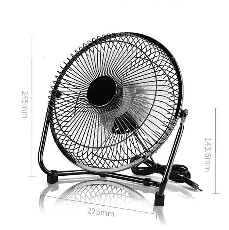 Small Fan USB Fan Desktop 8 Inch Mini Silent Desk Fan Portable Fan