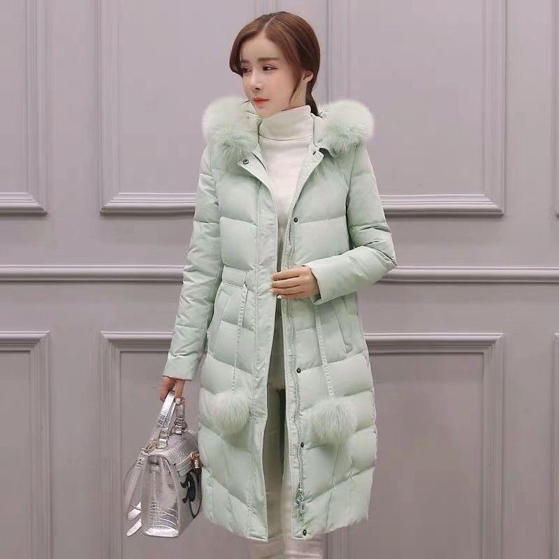 Woman's Winter Long Sleeve Warm Jacket Fashion Large size Down Jacket Winter Woman's Cotton clothing