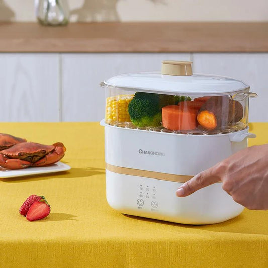 Electric Steamer Multi-layer Household Small Automatic Electric Steamer Automatic Power-off Breakfast Machine Egg Steamer