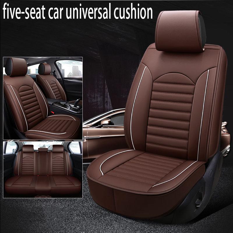 Full-surround car cushion four seasons car seat cover leather universal 5 seat car seat cover