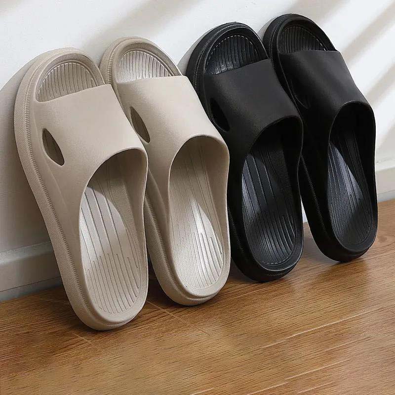 Men's Slippers In Summer Wear Indoor Home Home Bathroom Bathing Anti-slip Anti-odor