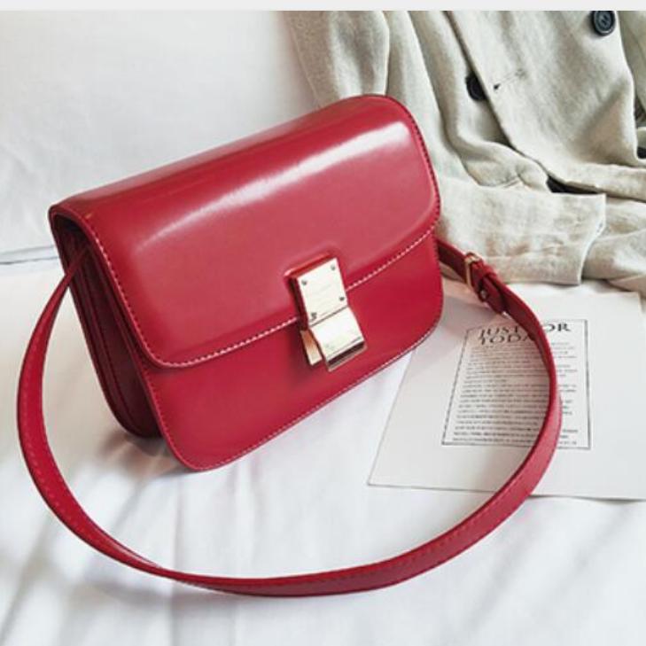 European Vintage Fashion Female Square Bag 2019 New High Quality Pu Leather Women 'S Handbag Simple