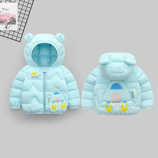 Children's Lightweight Down Padded Jacket Autumn and Winter Boys and Girls Padded Jacket Children's Padded Jacket Hooded Down Jacket