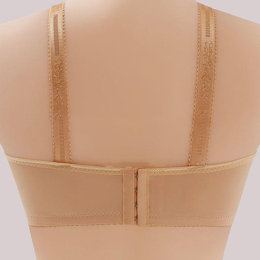 High-quality Large-size Anti-sagging Breast-receiving Ladies' Bra Gather Type Non-wire Non-magnetic Underwear Bra