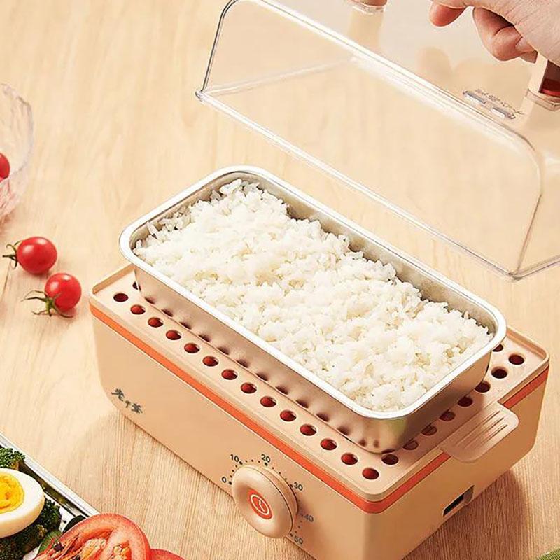 Electric Steamer Multi-layer Household Small Multi-function Steam Pot with Automatic Power-off Steamer Timing Breakfast Machine