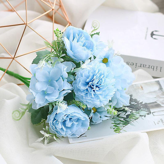 Table Flower Fake Flower Floral Set Table Flower Bouquet Home Decoration Decoration Nordic Simulation Flower Living Room Decoration