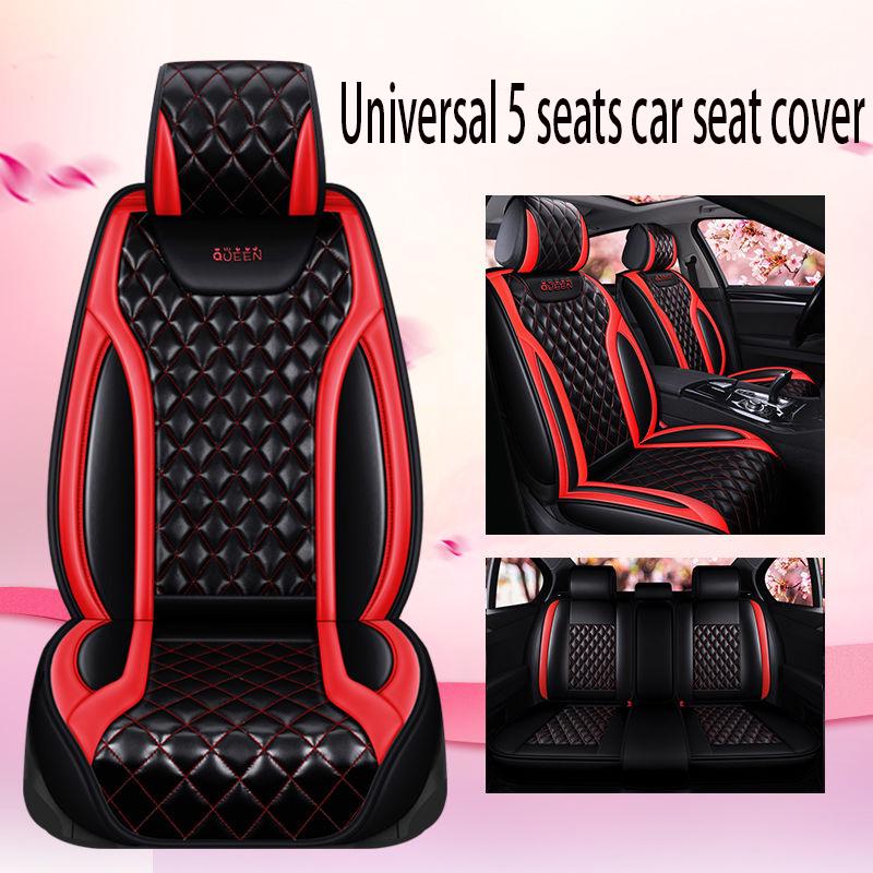 Car Seat Cover Universal 5 set Auto Seat Cushion Leather 5 seats Universal Car seat cover Waterproof