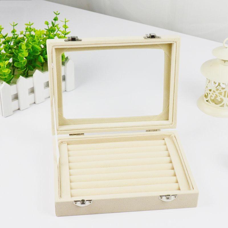 Jewelry Storage Box Large Capacity Hand Jewelry Necklace Earring Box Portable Jewelry Box