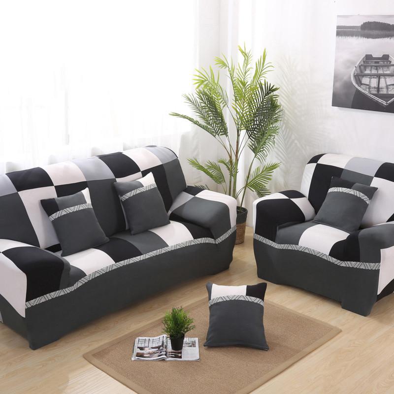 1/2/3/4 Seater Elastic Sofa Cover Sofa Slipcovers Sofa Covers for Living Room Slipcover Couch Cover