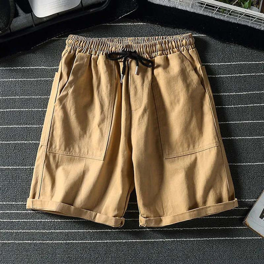 Summer Shorts Men's Outer Wear Trend Loose Korean Version of The Hong Kong Style Men's Five-point Pants Thin Section Sports Youth Pants Trend