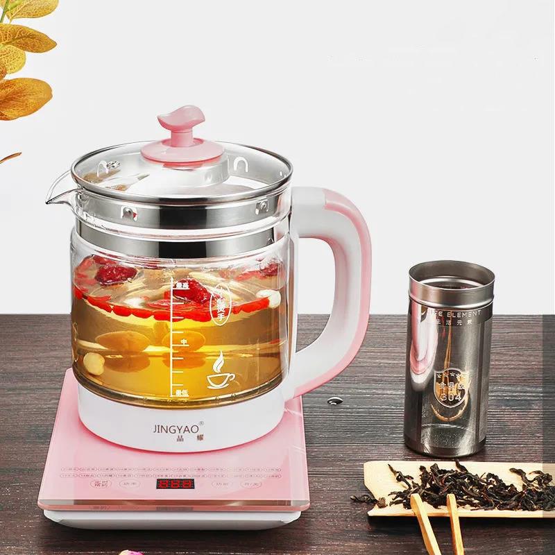 Fully Automatic Office Flower Tea Maker Household Small Electric Kettle Multifunctional Heat Preservation and Health Glass Teapot