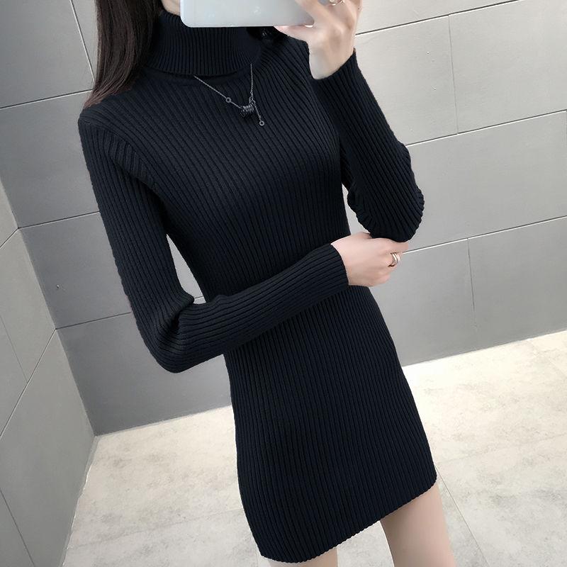 Knitted Women Sweater Dress Women 2019 Autumn Winter Party Dress Vestidos Bodycon Dresses