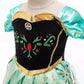 Frozen Princess Dress Summer Anna Girls Short Sleeve Dress Children's Performance Dress Birthday Performance Dress