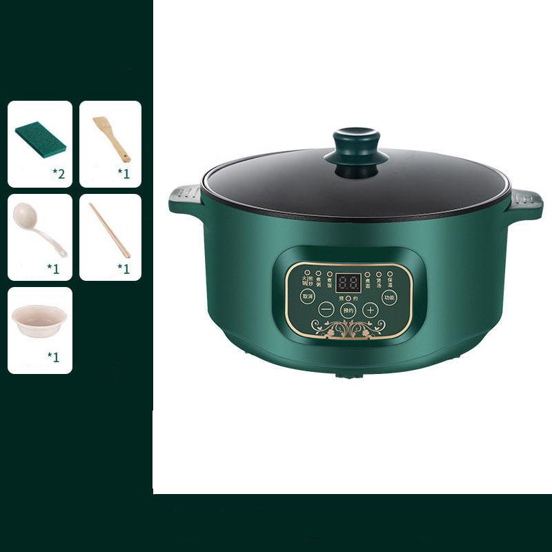 Household Multifunctional Electric Cooker Steaming and Cooking Fried Noodles Cooking Rice and Cooking Pot Student Dormitory Electric Wok