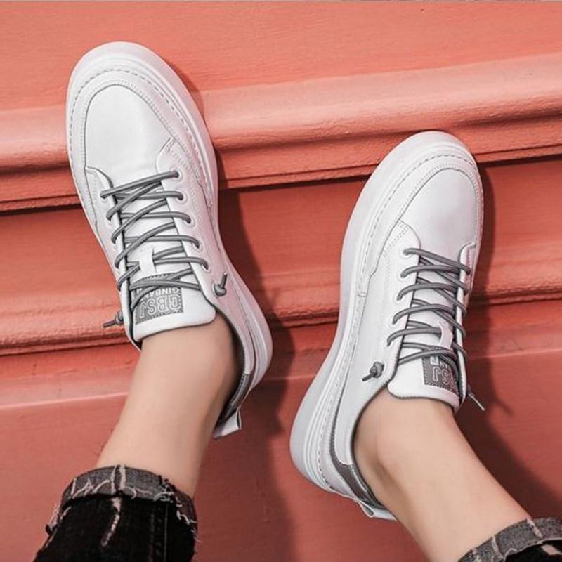 Men's Shoes Spring Shoes Korean Trend Leather Shoes Men's Sports Shoes White Summer Casual Shoes