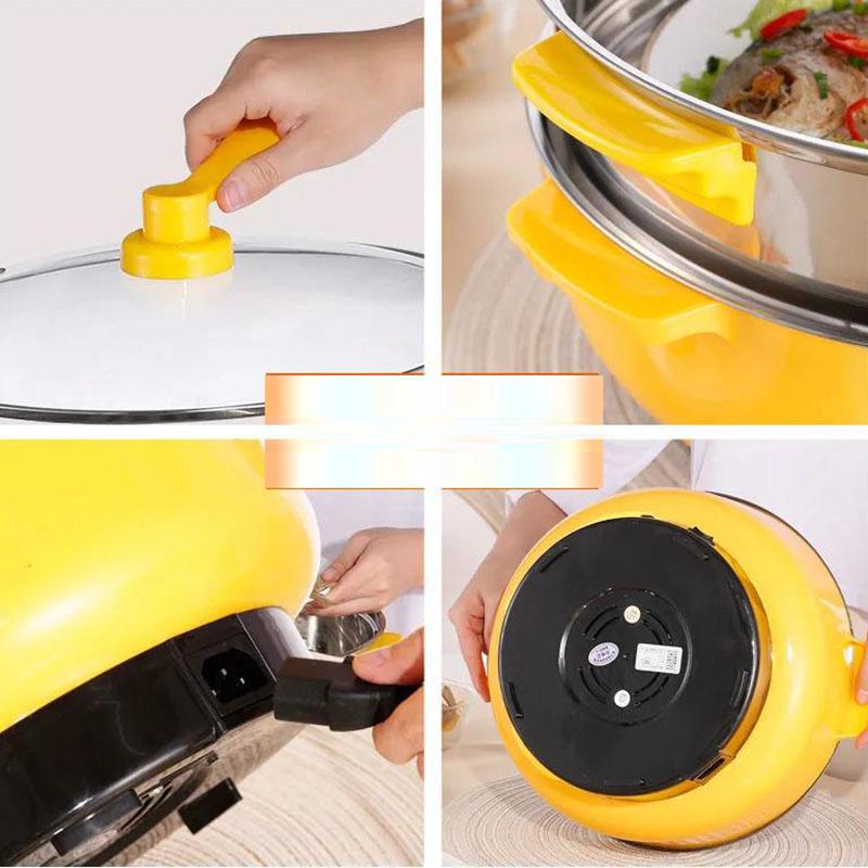 Electric Steamer Multifunctional Household Steamed Vegetable Steamed Buns Electric Steamer Multi-layer Small