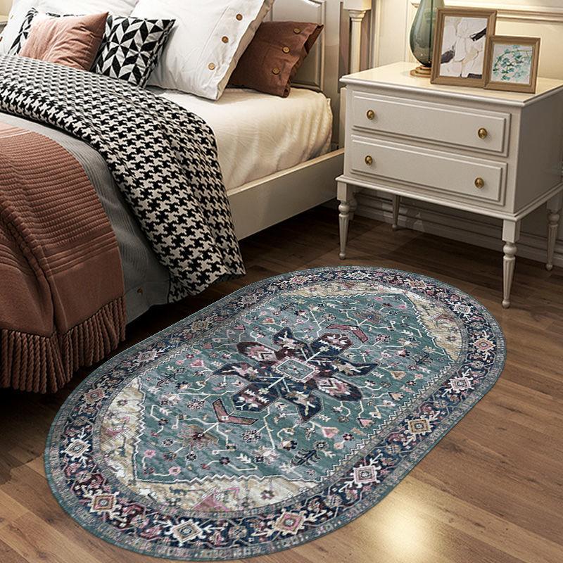 Household Carpet Bedroom Bedside Blanket Living Room Coffee Table Mat Full of Room Large-scale National Wind Floor Mat  60*120cm/60*180cm/80*160cm