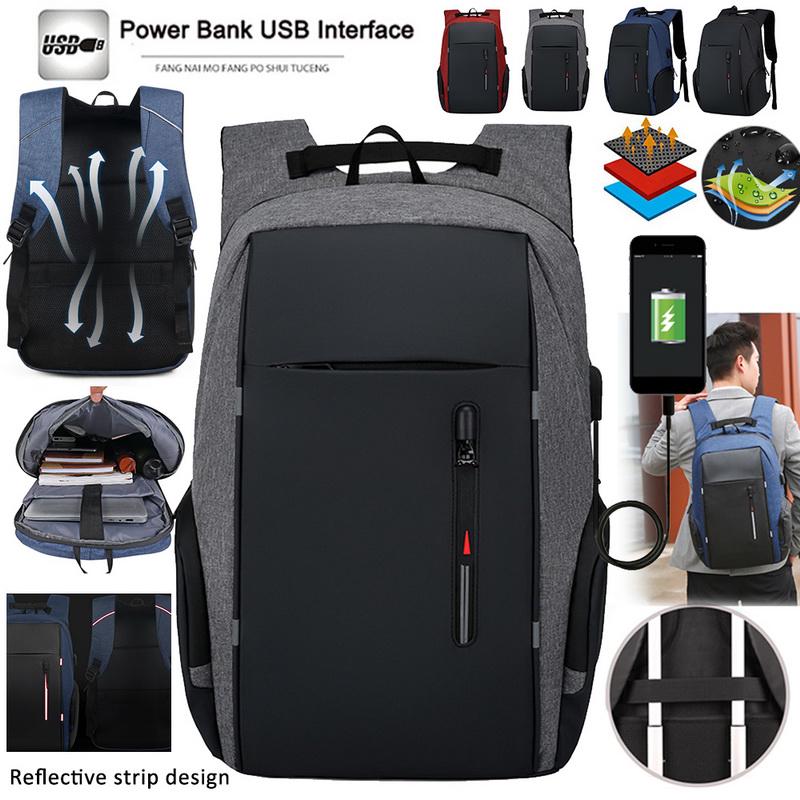 Fashion Backpack Men Backpack Usb Charging Waterproof Laptop Backpack Male Business Bag