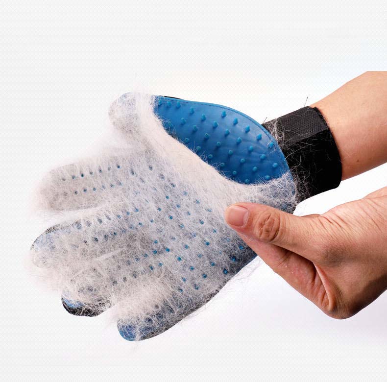 Pet Hair Removal Gloves Cleaning Supplies To Float Hair Combing Brush Cats Dogs