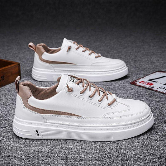 Men's Shoes Spring Shoes Korean Trend Leather Shoes Men's Sports Shoes White Summer Casual Shoes