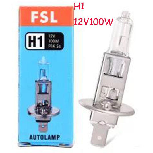 12V100W Car Bulb Headlight Halogen Super Bright HB3/HB4/H1/H4/H7/H8/H11 Fog Lamp Far and Near Integrated Car Bulb Spotlight