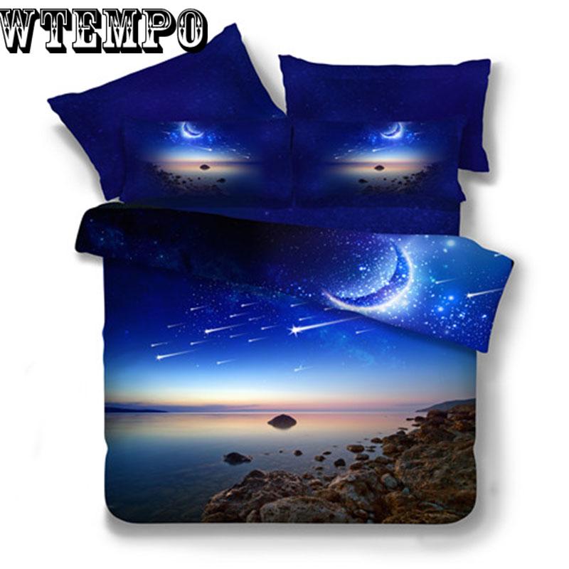 3D Bedding Set For Adults Bed Duvet Cover Sets Twin Full Size Galaxy