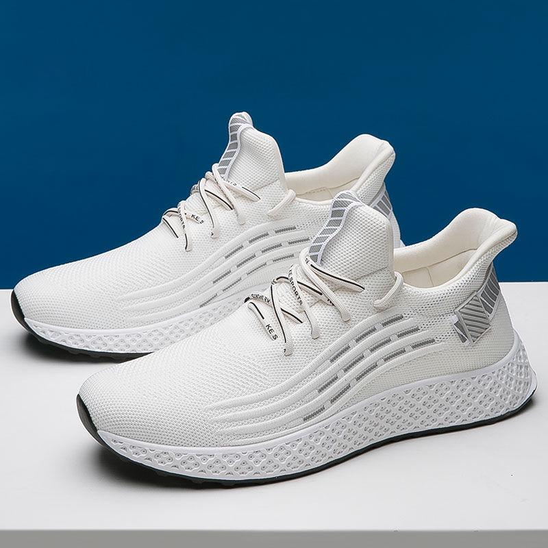 Men's Shoes Spring Summer 2020 Breathable Flying Woven Casual Shoes Men's Tide Shoes Wild Net Shoes Running Sports Shoes